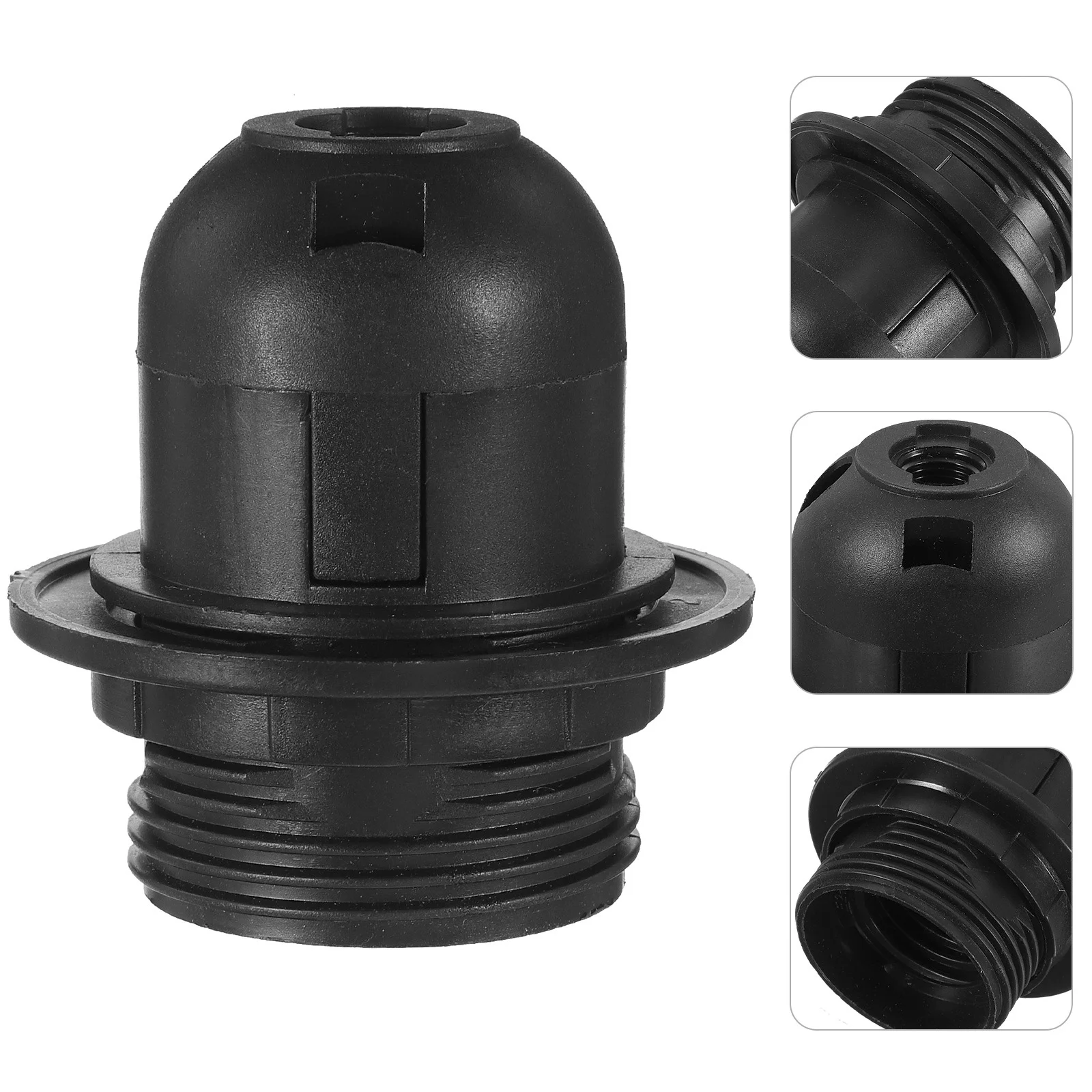 

Pendant Light Bulb Hanging Lamp Socket Dimmable Black Plastic Sockets And Parts