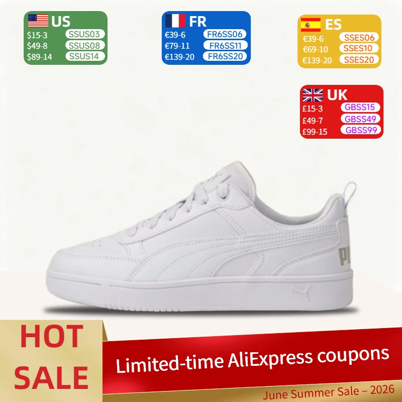 

Puma Dribble: Comfortable, Versatile, Casual, Low-Profile, Durable, Low-Top Sneakers for Men and Women – White 400326-08