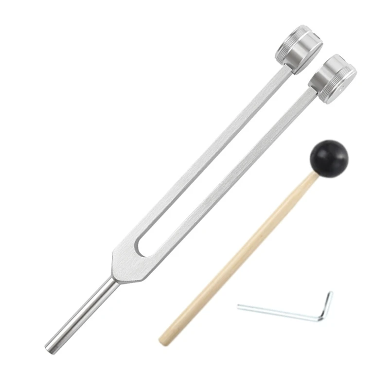 Stainless Steel Tuning Fork for Sound, Portable Tuning Fork for Sound, Nerve, Sensory, Anti-Rust, 128 Hz