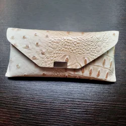 Soft PU Glasses Case Women Leather Glasses Fashion Sunglasses Box Bag Accessory Eyeglasses Case Crocodile Pattern Sunglasses Box