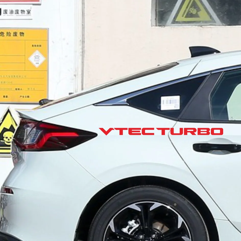 

VTEC TURBO Viny Windshield Car Sticker Decal For Honda Civic Fit Jazz JDM Typer R Accessories Automobiles Car Styling