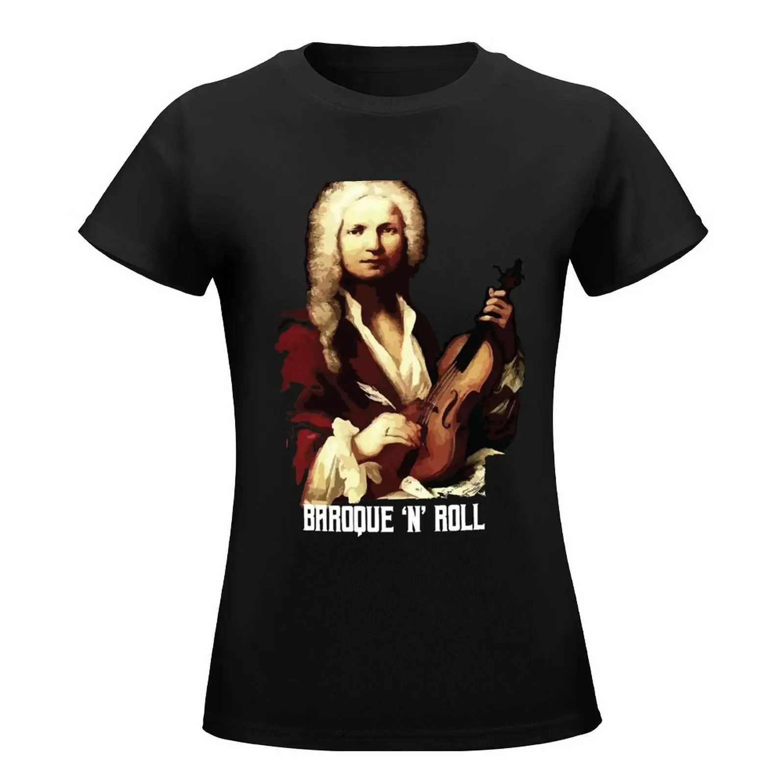 Baroque n 'Roll - Vivaldi T-Shirt graphics anime clothes animal print shirt for girls t shirts for Womens