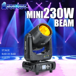 4PCS MINI 230W 7R Moving Head Beam Lights Spot Lighting Bulb Professional Stage Equipment Wedding For DJ DISCO Nightclub Theater