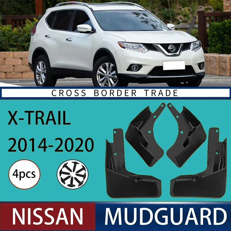 

Automotive Tire Mudguard Waterproof Splash Proof 4pcs Accessories For Nissan X-TRAIL 2014-2020 2015 2016 2017 2018 2019