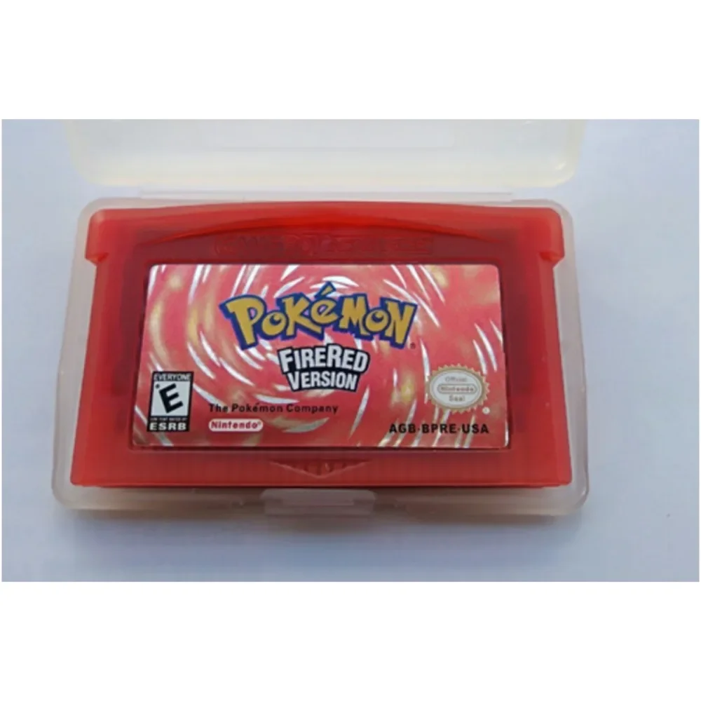 NDSL/GBM/GBASP GBA Game Pokemon Series 32 Bit Video Game Card Pokemon Emerald Ruby FireRed LeafGreen Sapphire