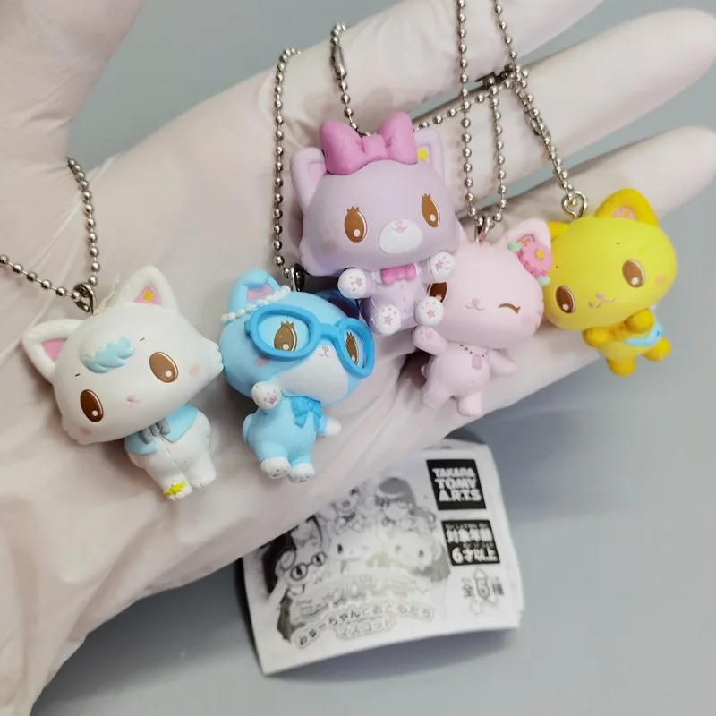 Sanrio Original Genuine Mewkledreamy Mix Mew Keychain Cute Kawaii Action Figure Anime Figurine Bag Pendant Creative Gift