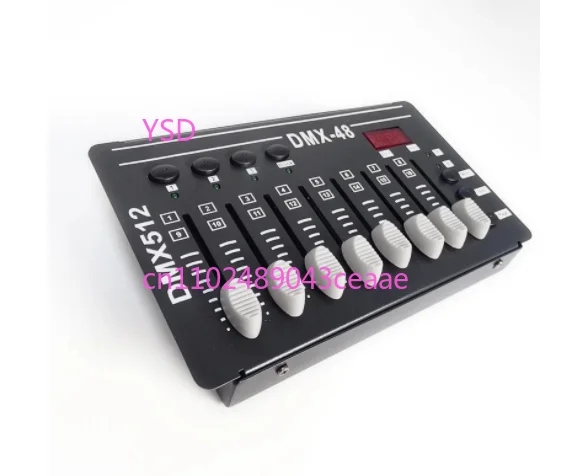 DMX-48 Portable Digital Lighting Console, DMX512 Stage Light Controller, Mini Stage Lighting Effect Dimming Desk