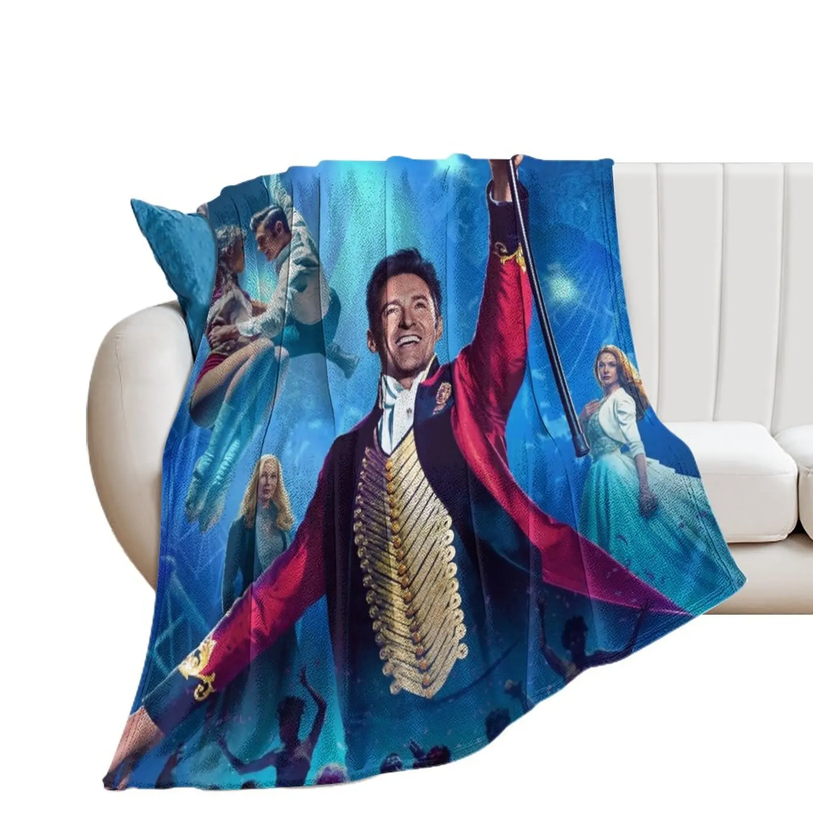 Copy of The Greatest Showman Throw Blanket sofa bed wednesday Blankets