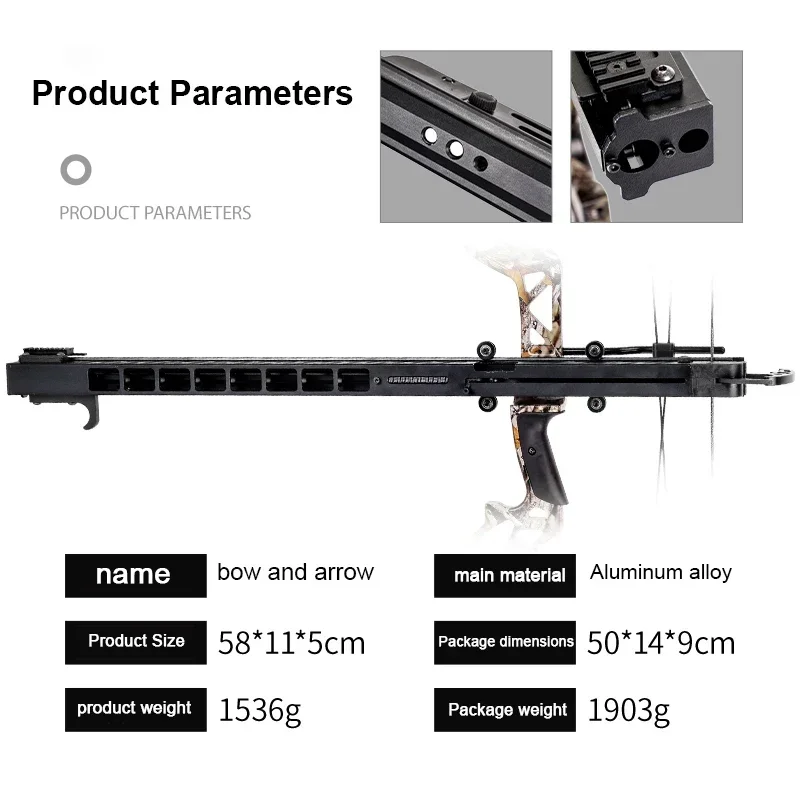 Compound Bow Orbital Archery Steel Ball lancio Bow Assist Compound/Recurve Hunting Burst Single/Double Launch Hunting