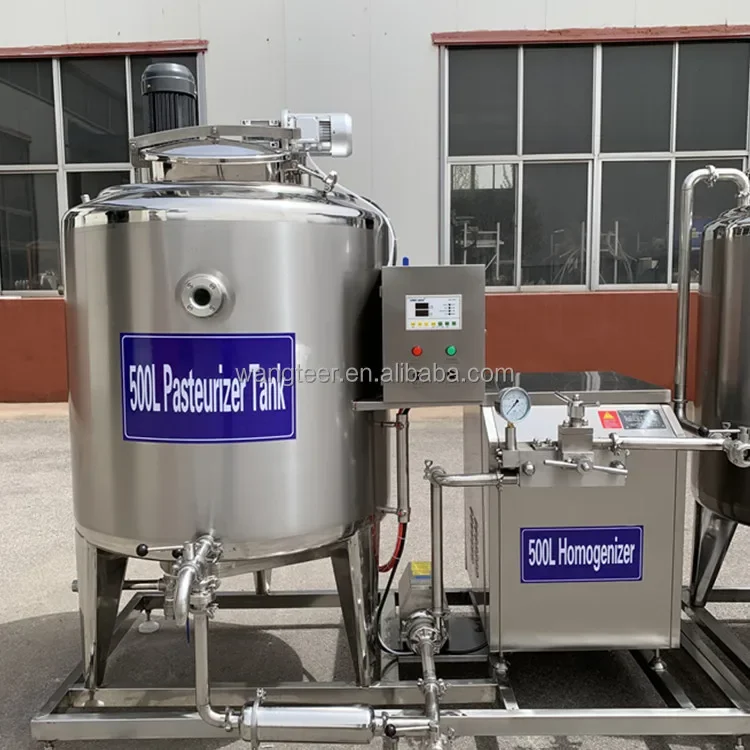 300L 500L آلات الألبان خط البسترة خزان التبريد آلة الزبادي الصناعية التجارية #3