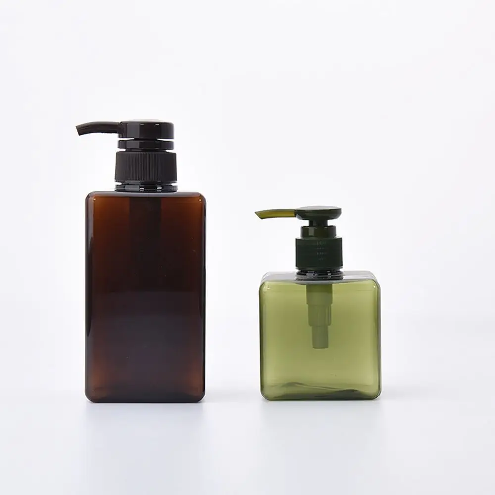 650ml quadratische klare Flasche Flüssig seife Schlagsahne Mousse Punkte Abfüllung Shampoo Lotion Dusch gel Pumpe Flasche Seifensp ender – Detail 5