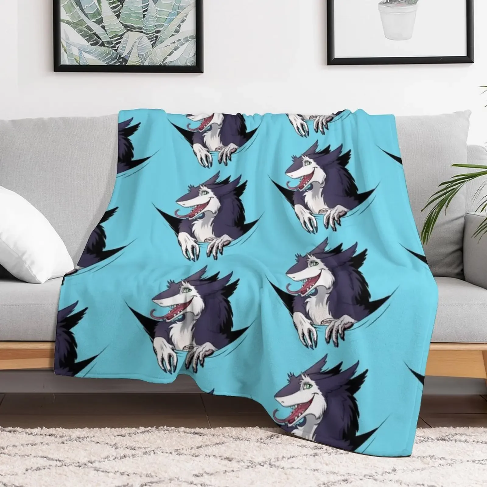 Pocket Sergal Throw Blanket Weighted Luxury Hairys Multi-Purpose Blankets