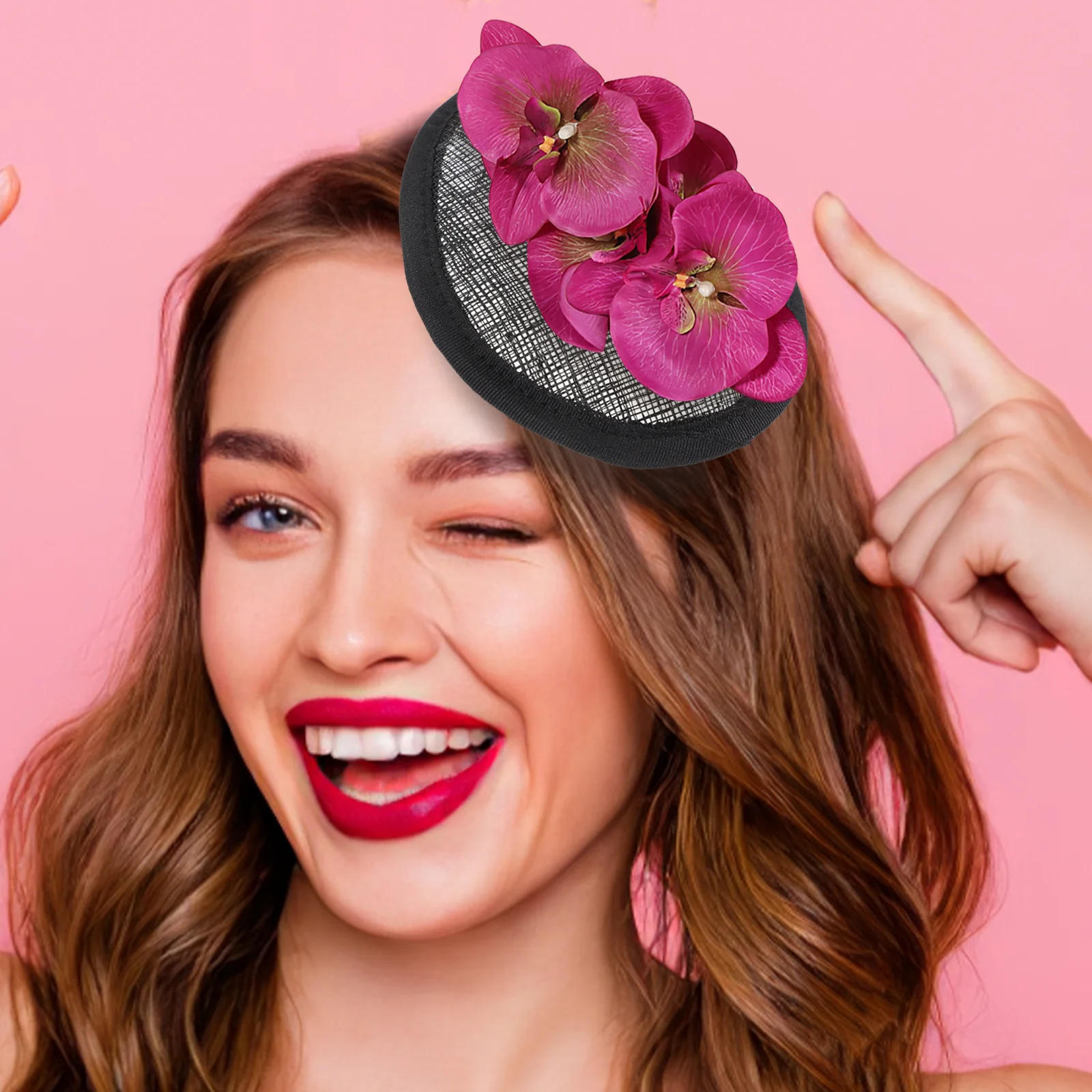 

Water Drop Hat Base Linen Material Anti-Wear Practical DIY Hat Making Base Fascinator Accessory Sinamay Supplies