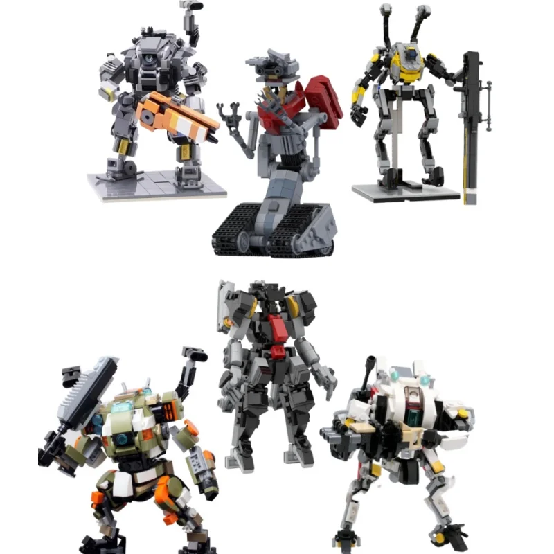 New Hot Vanguard-class Titan Model from Titanfall 554 Pieces Mech Warrior Mech-exoskeleton Robot Building Blocks Set