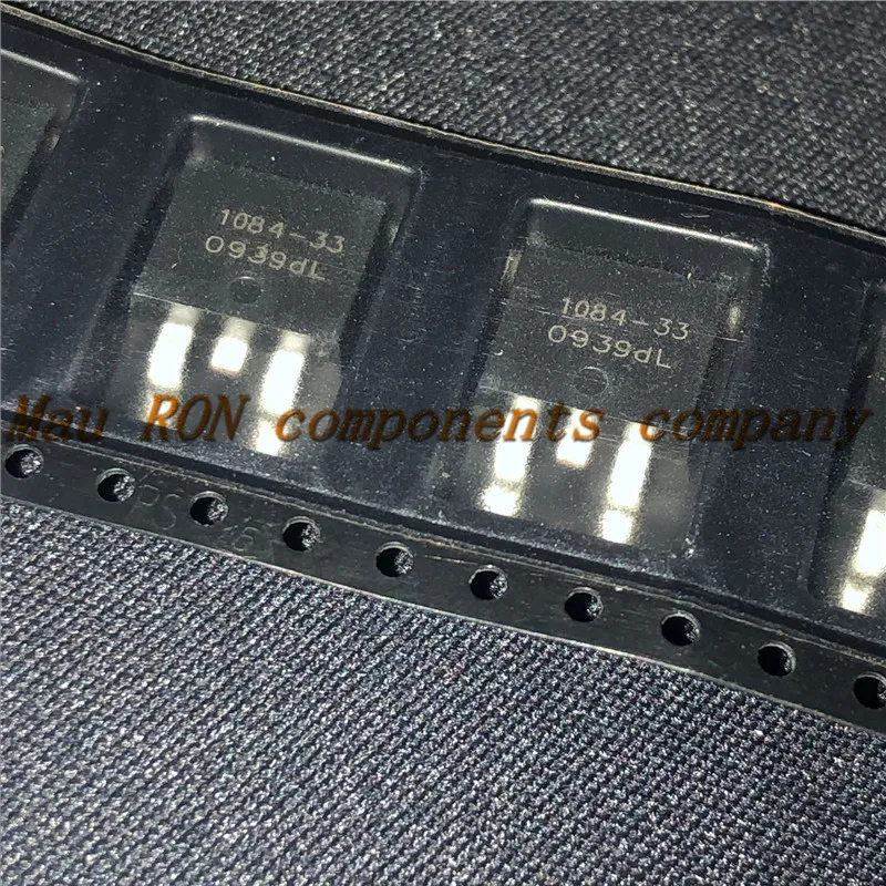 10PCS/LOT G1084-33  AP1084-3 1084-33 G1084-33TU3UF TO-263  3.3V/5A Low Dropout Linear Regulator New original  In Stock