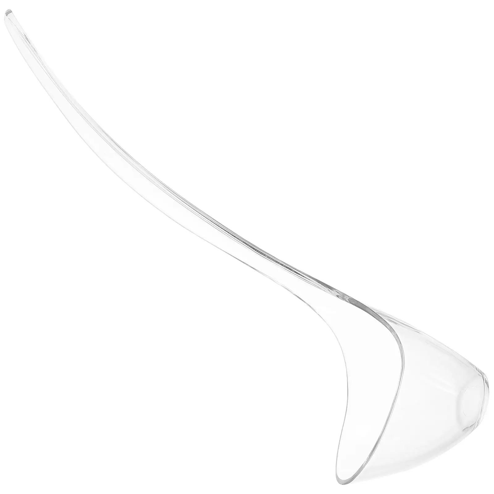 

Not Broken Plastic Ladle Ergonomic Long Handle Soup Spoon Lightweight Smooth Surface Easy Clean Hygienic Serving Utensils