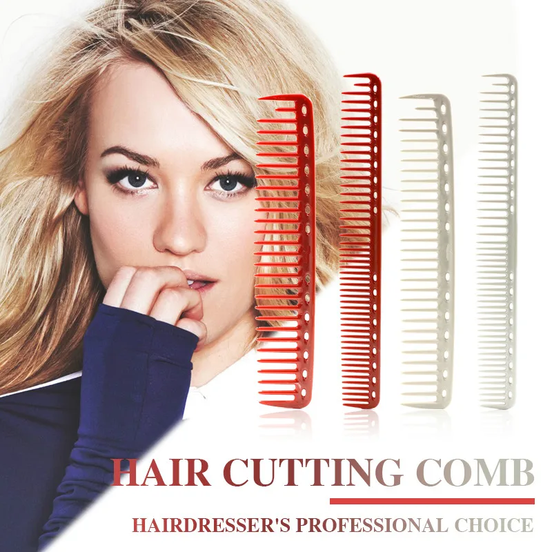 2-kleuren professionele hoogwaardige haarkammen salon kappers kapper kam duurzame hars haar knippen kam styling tool