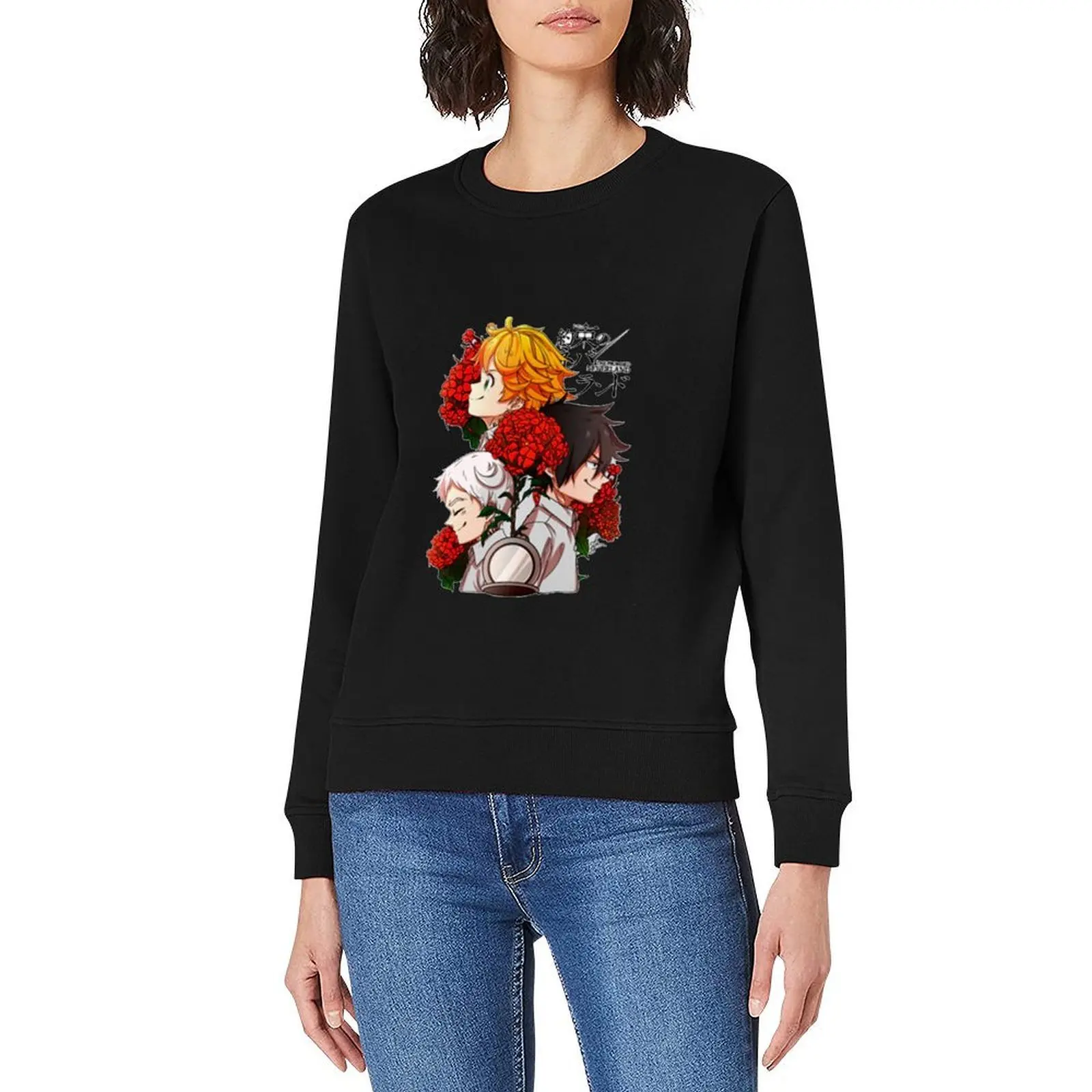 راي إيما و نورمان - بلوفر نيفرلاند الموعود ملابس رجالية معطف رجالي يرتدي بلوزات جديدة #3