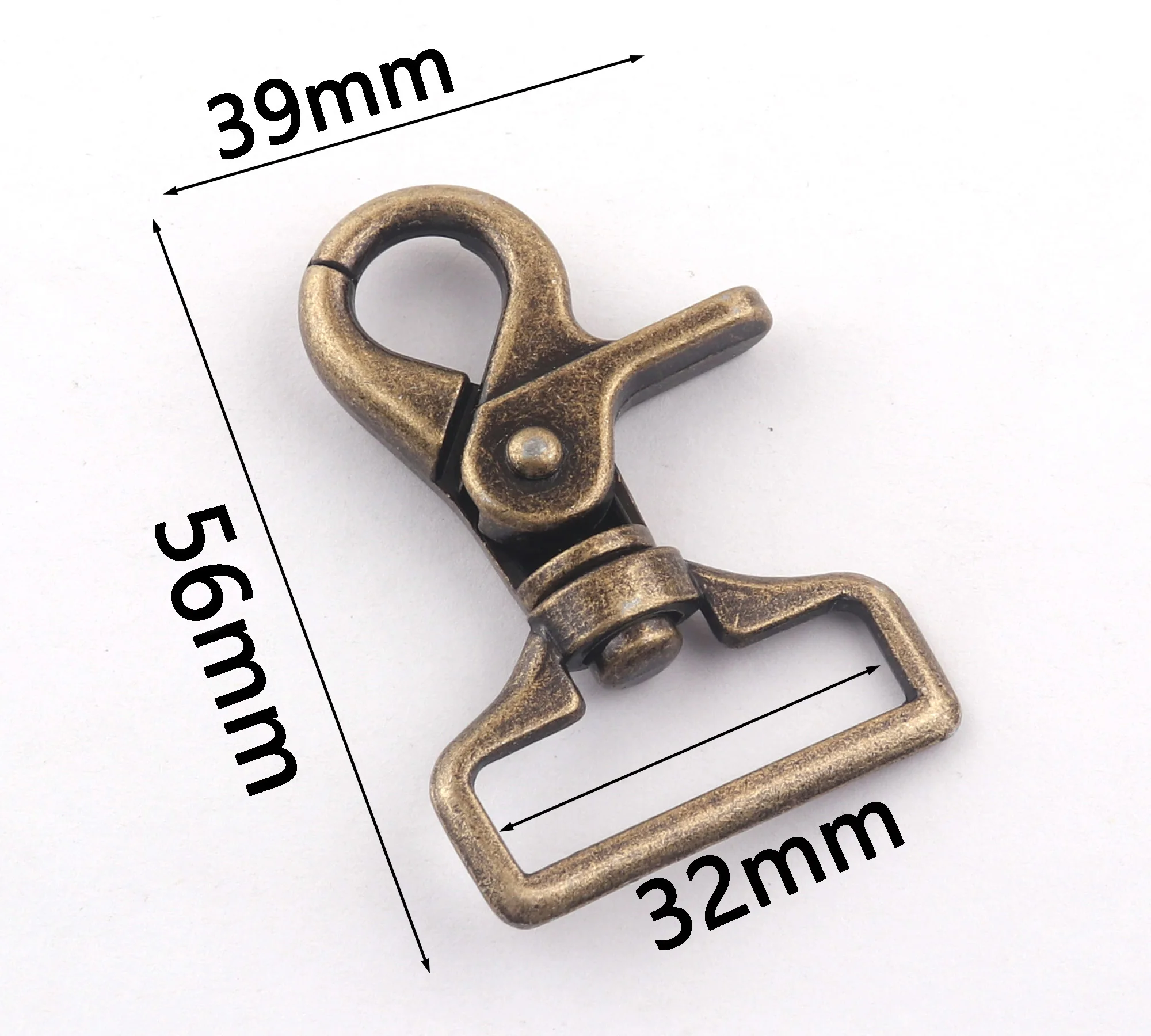 Metal swivel strap hook for bag,purse,Bronze spring hook Swivel Clasp Claw webbing Lobster Clasp Belt Handbag Hook snap hook