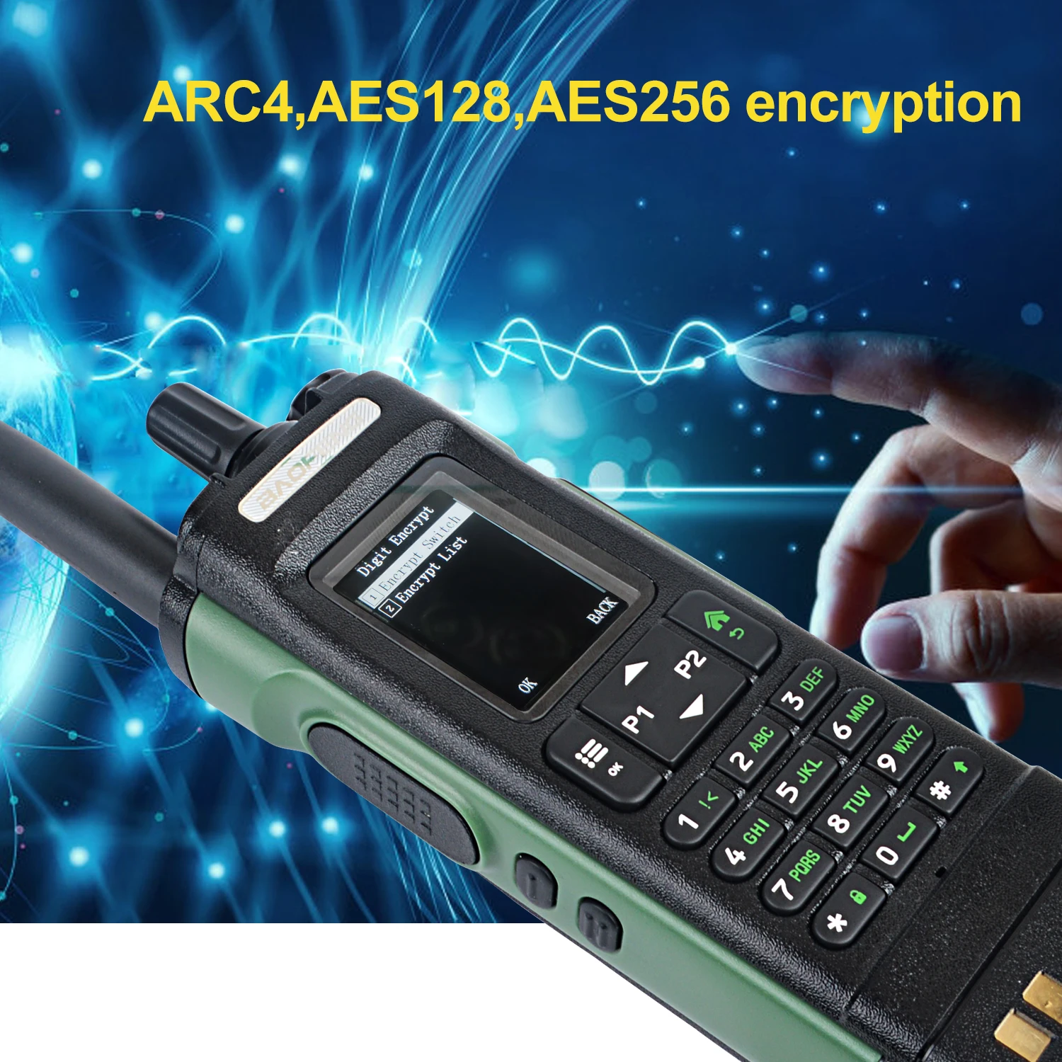 Baofeng DM-32 GPS APRS AES256 Encryption DMR Digital Analog UHF VHF Dual Band 8W Air Band FM Walkie Talkie DM-32UV image 2
