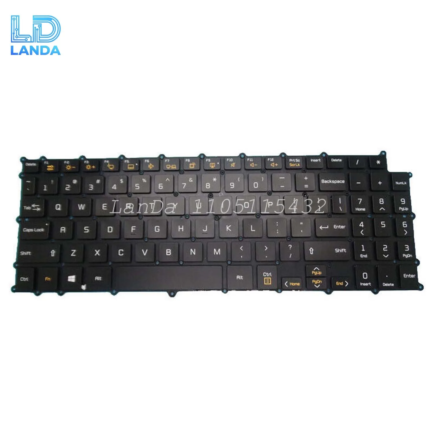 

Laptop Keyboard For LG 15Z990 15Z995 15Z990A 15ZD990 Black US Backlight