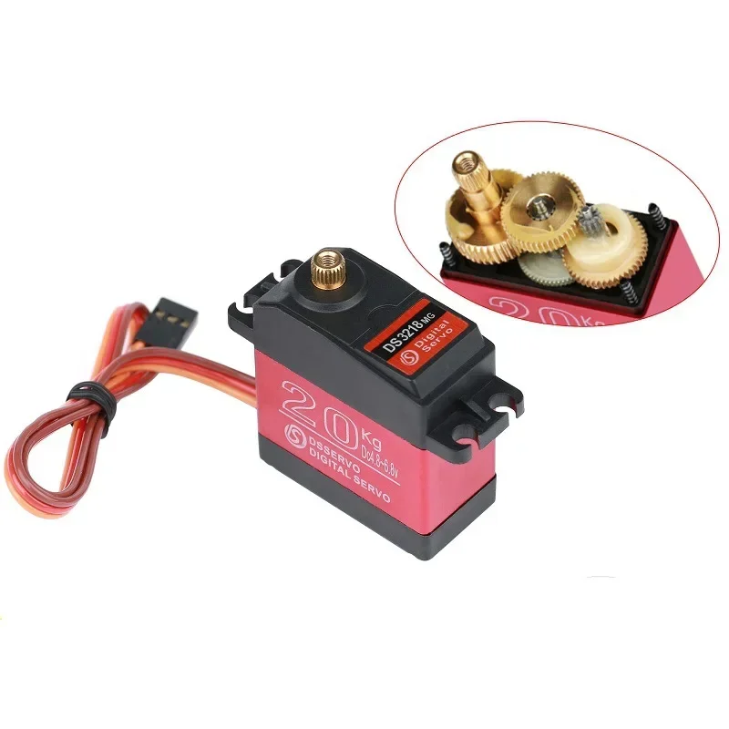 DS3218MG Waterproof Digital Servo Metal Gear Digital 20KG For Robot RC Climbing Car