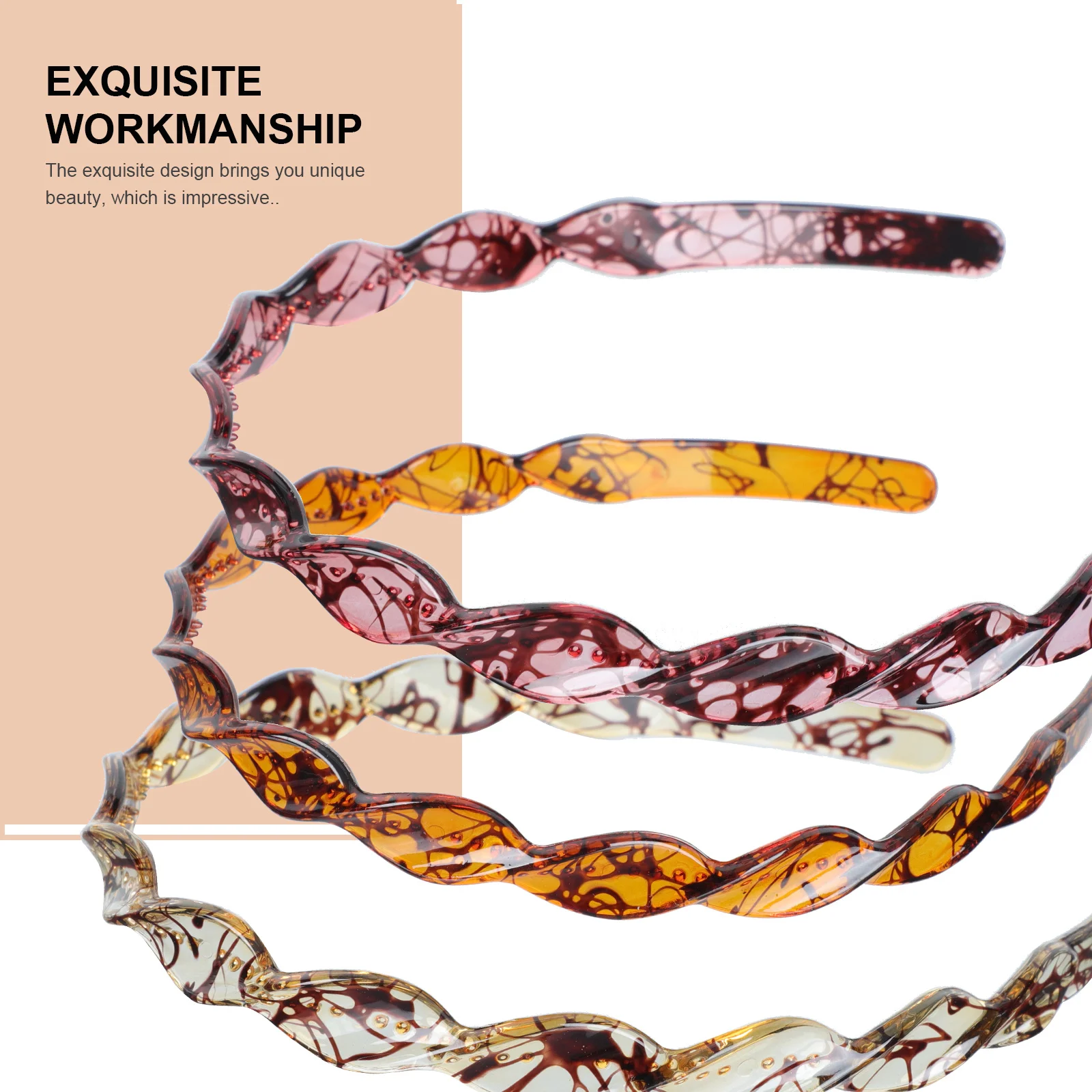 

3 шт., полимерные U-образные повязки на голову для женщин, простой декор для волос, повязки для волос для мытья лица, аксессуары для макияжа и красоты