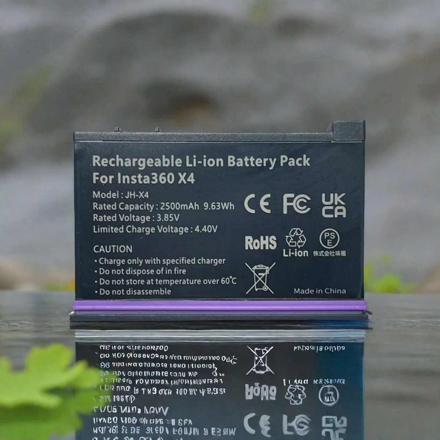 

Сменный аккумулятор емкостью 2 шт., 2500 мАч для панорамной экшн-камеры Insta360 X4 — литий-ионный аккумулятор большой емкости, полностью декодированный