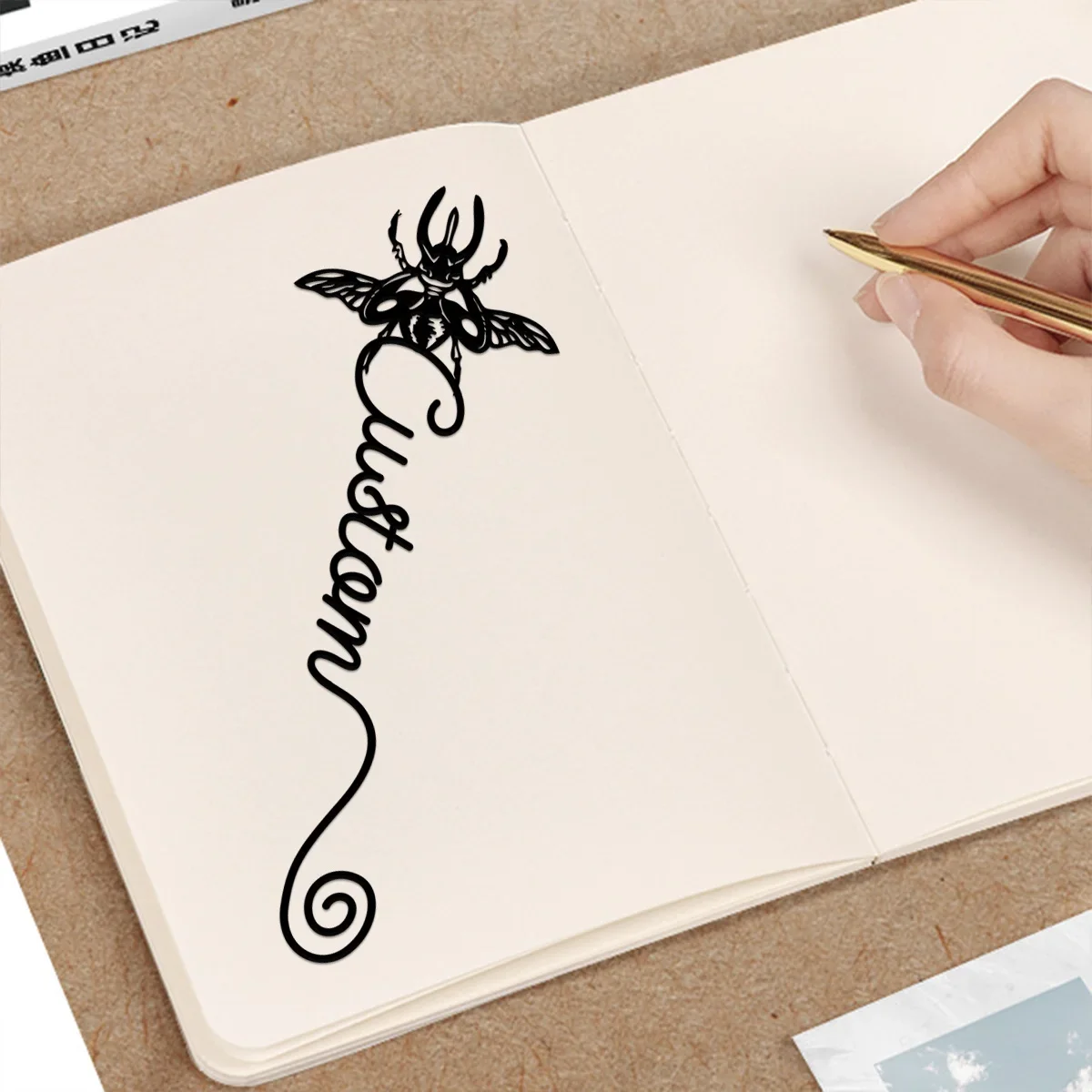 

Custom Cute Insect Bookmark, A Treasure for Book Lovers and Insect Enthusiasts. Ideal As A Back-to-school and Teacher Gift.