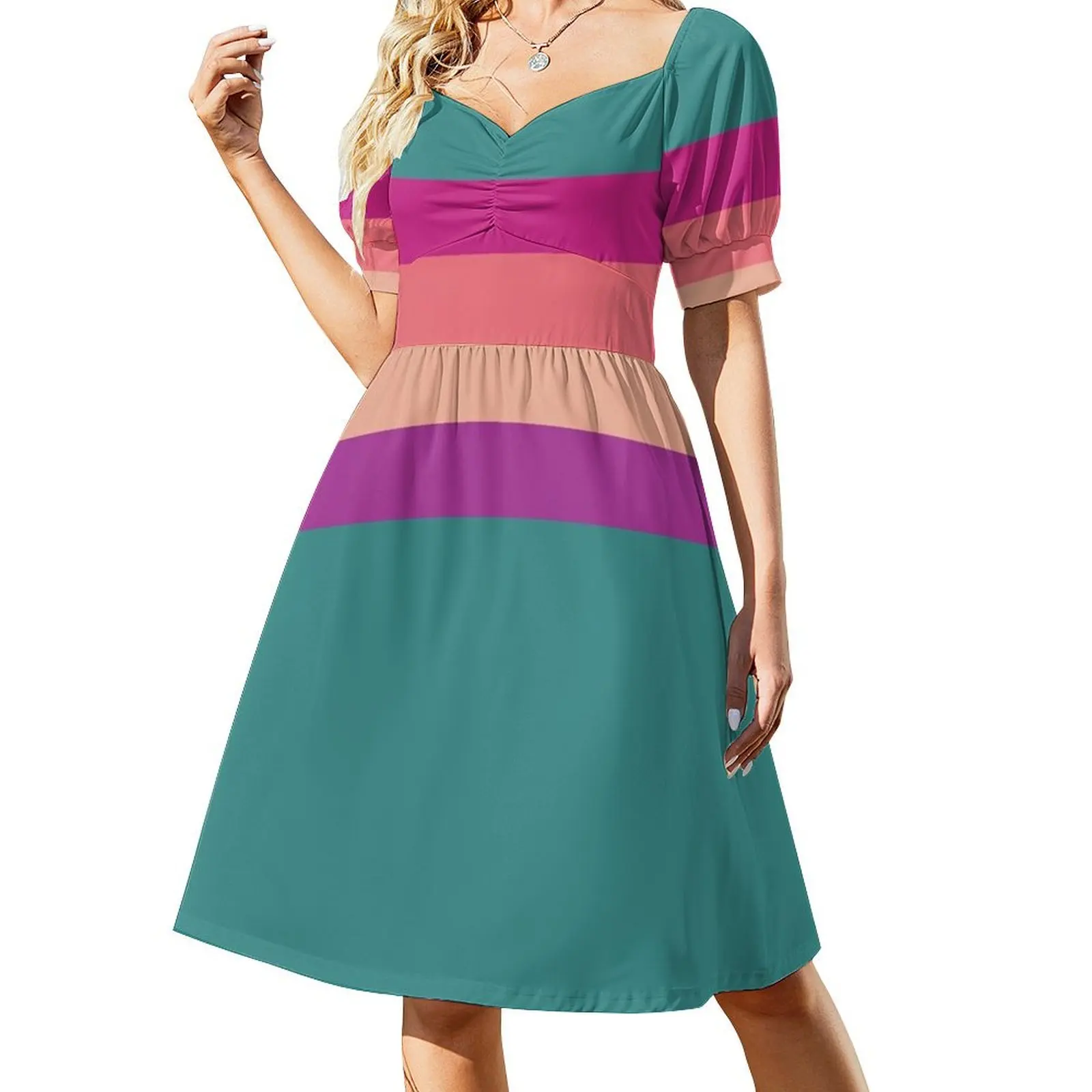 

Star's stripey dress - Star vs FOE Short Sleeved Dress prom dresses clothes for woman Dress