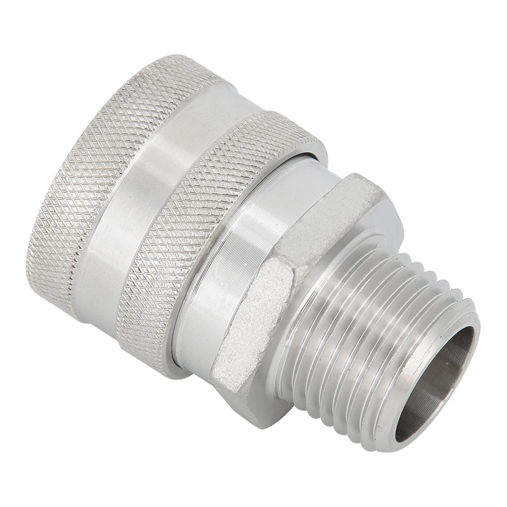 Stainless Steel Brewing Quick Coupler 1/2”Female Thread, 1/2in Female Thread Quick Connector Adapter for Brewing Beer