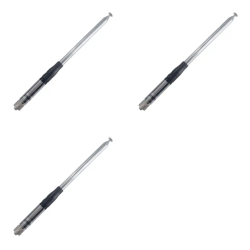 

【RECOMENDAR】3X 27MHZ Telescopic Antenna SMA-F Connector Aerial For Short Wave Radios Walkie Talkie Rod Antenna