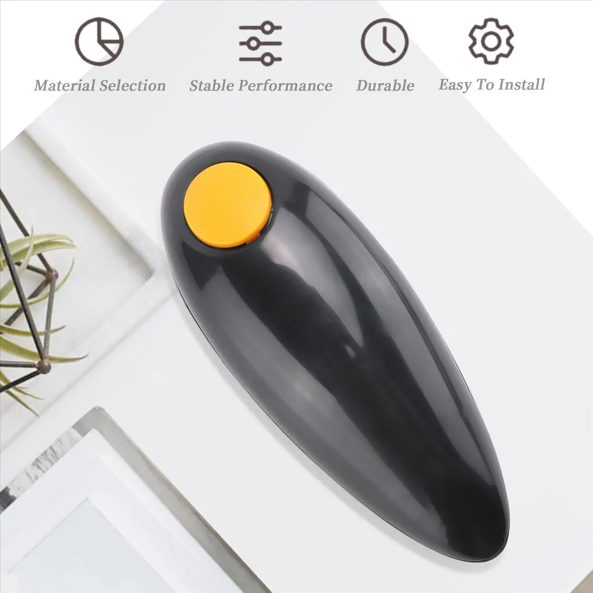 newA10R Electric Can Opener, One-Press Kitchen Tool with the Safety of Smooth Edge Lids for Housewives, Seniors, Arthritis