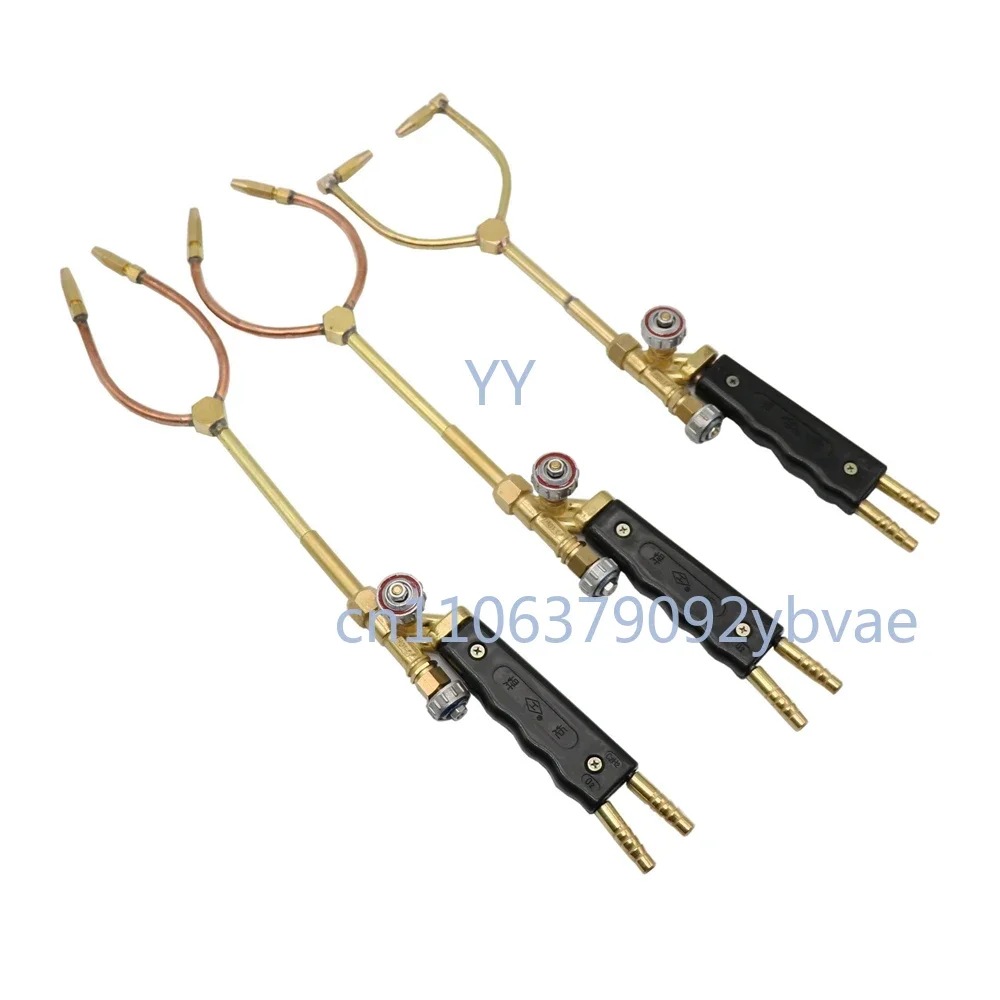 H01-6 Oxygen-Acetylene Oxygen-Propane Welding Torch Soldering Gun Double Head Torch For Air