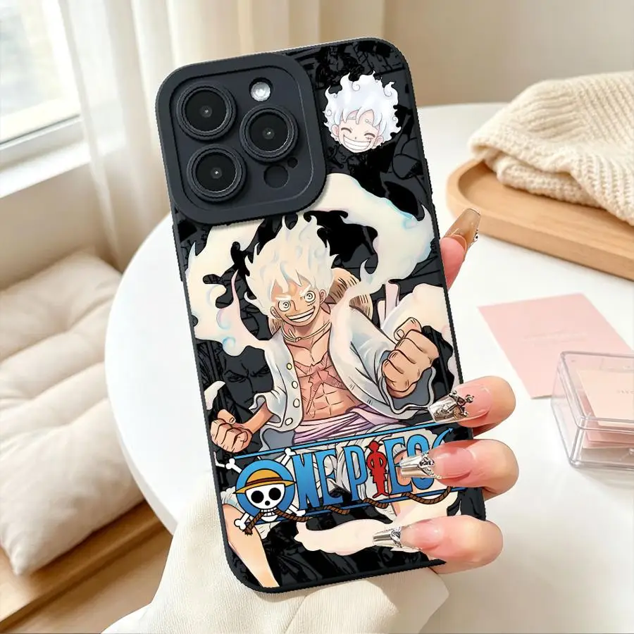 Case for Apple iPhone 17 Pro Max 13 Air 16 12 Plus 14 11 15 Pro TPU Phone Cover O-One Piece Luffy 5 Gear view 3