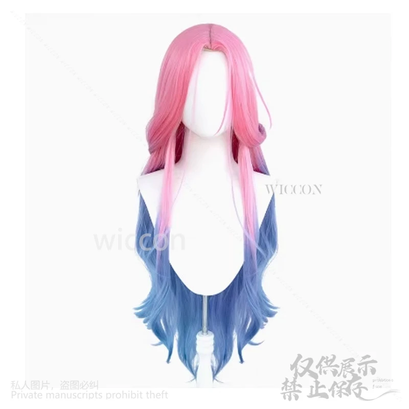 Mizi Anime Alien Stage Cosplay Costume Velvet Evening Lolita Dress IDOL Performance Suit Girl Woman Cos Pink Blue Wig Customized