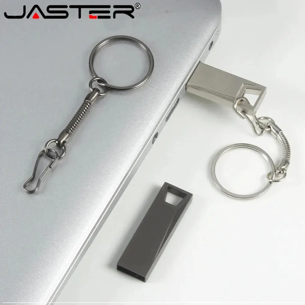 JASTER Mini Pen Drive 64GB High Speed USB Flash Drives 32GB Black Memory Stick Pendrive Gift Key Chain Storage Devices U Disk image 4