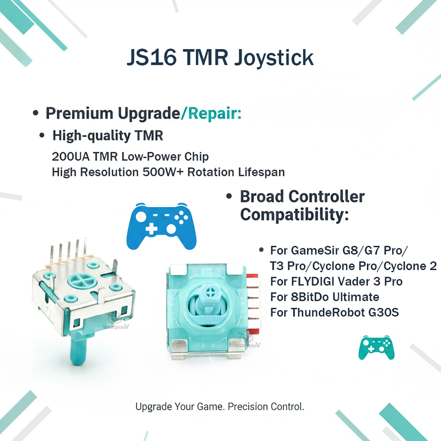 tmrジョイスティック-gamesir-g8-g7pro-t3pro-cyclone-pro-cyclone-2用、flydlgl-vader-3-pro、8bitdo-ultimate、thunde-robot-g30s用