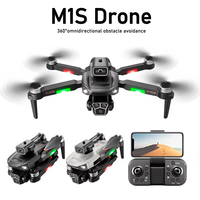 M1S Professional Remote Control Mini Drone Brushless Obstacle Avoidance Aircraft 8K HD Camera Boys Girls Kids Christmas Gifts