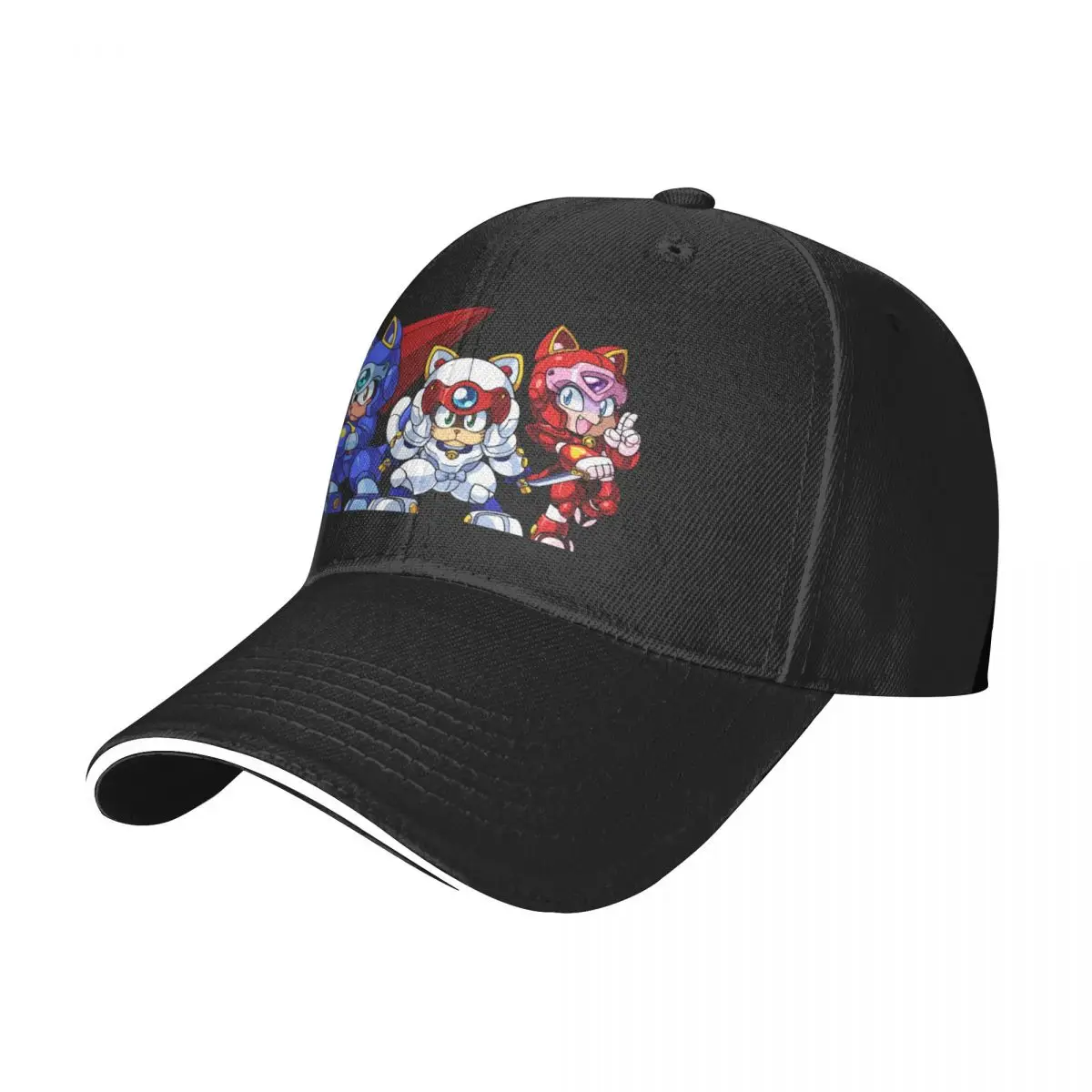 Samurai Pizza Cats Trio Baseball Cap Beach Outing Sun Cap Bobble Hat Caps For Women Men's