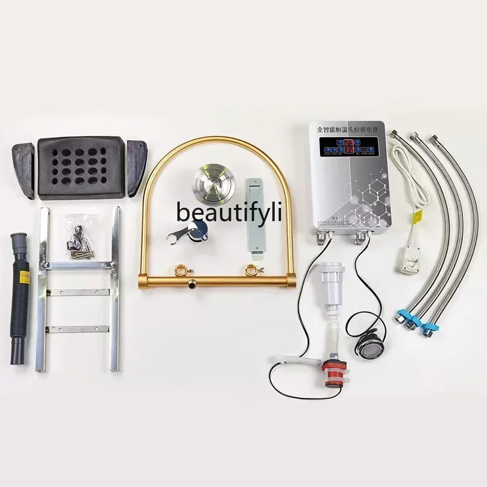 

New Arrivals cqy Hair Salon Shampoo Chair Water Circulation Head Massager Elbow External Built-in Water Circulation Equipment s1