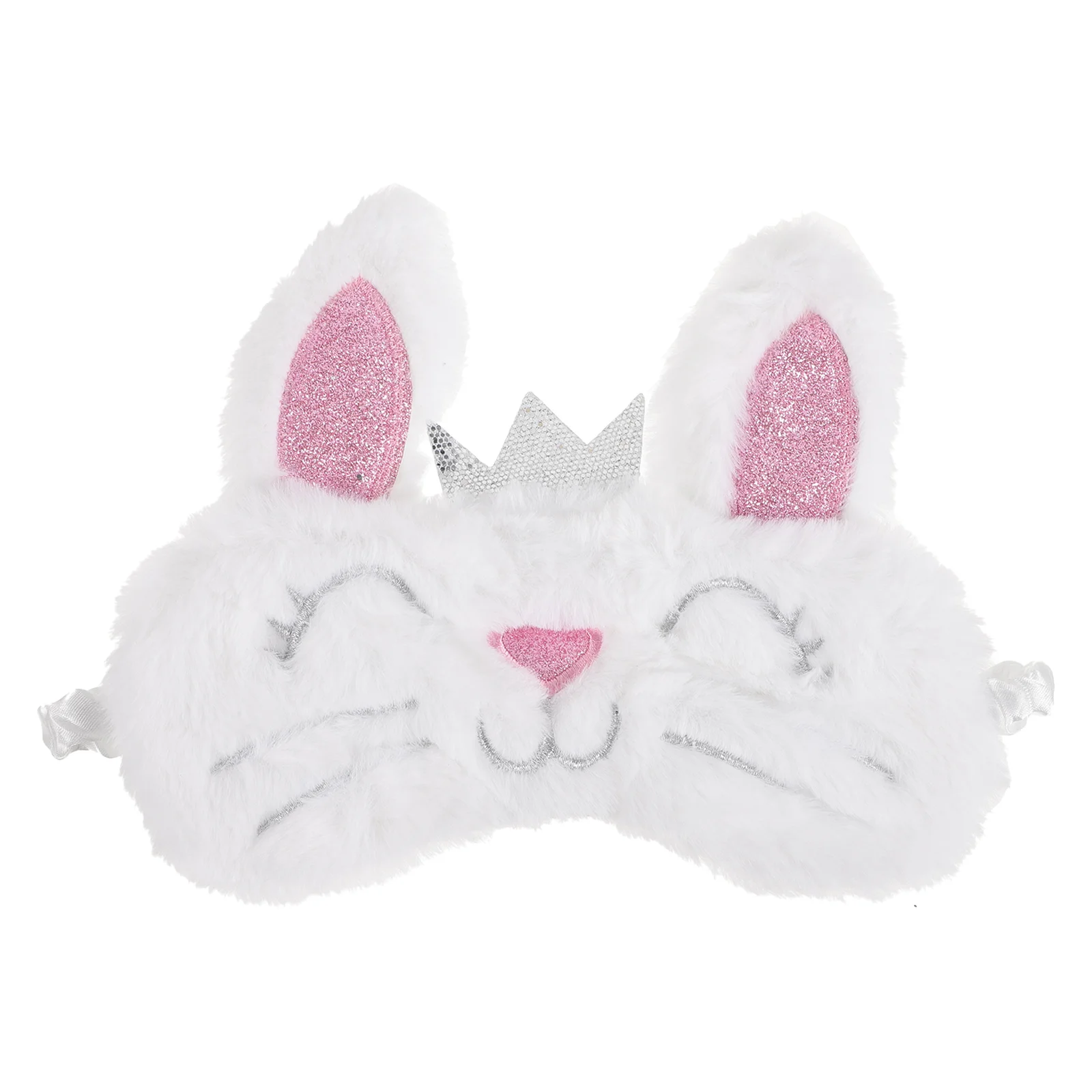 

Plush Rabbit Eye Mask Eyepatch Blindfold Sleeping Patches for Kids Fairy Masks Shade Travel