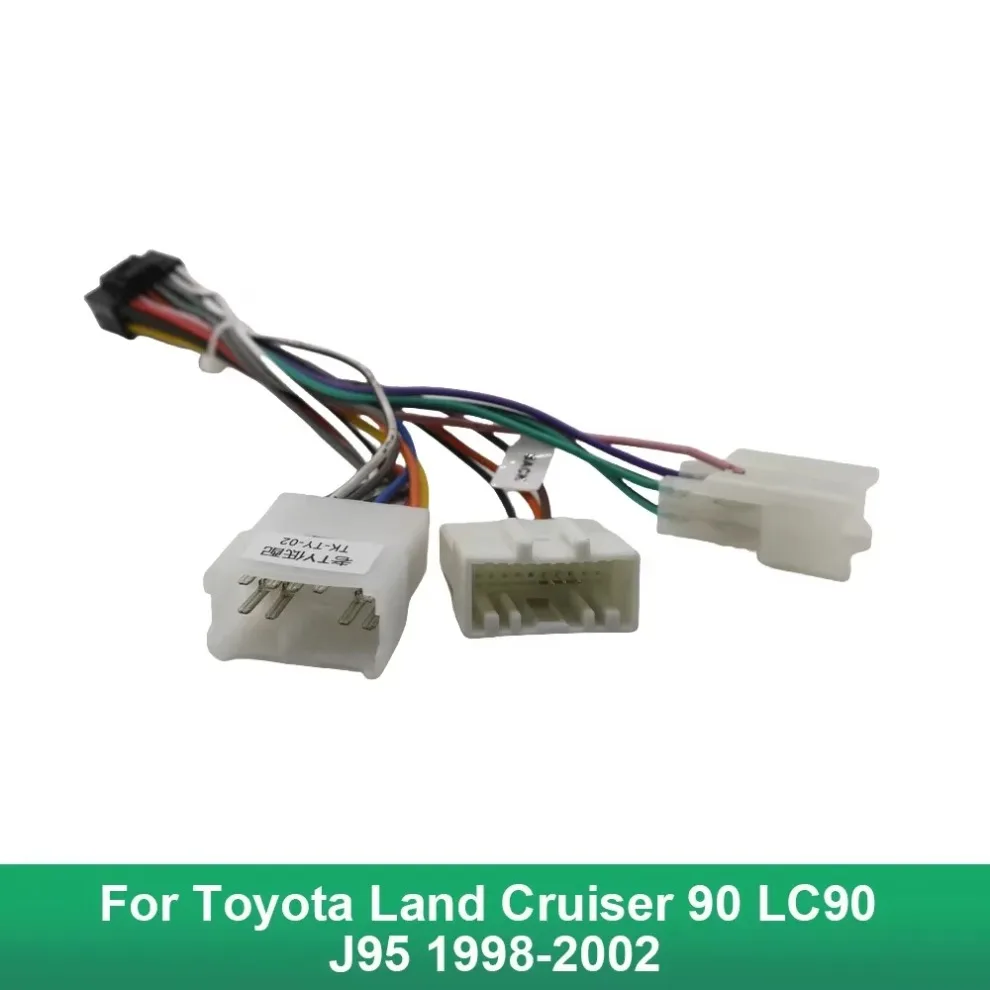 

9-дюймовая автомобильная рамка, адаптер для лицевой панели Android, комплект панели для установки приборной панели для Toyota Land Cruiser 90 LC90 J95 1998-2002 гг.