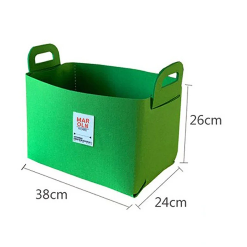 Candy Color Storage Felt Basket, Home Decor, Camping Snacks Diversos