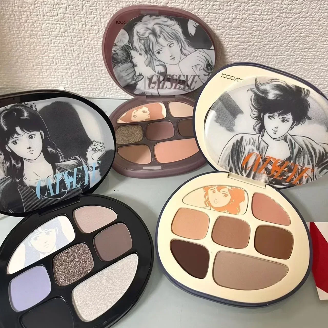 Joocyee Amber Eyeshadow Palette Shell Matte Rose Love Letter Eight Colour Highlighter Makeup Eye Shadow Palette