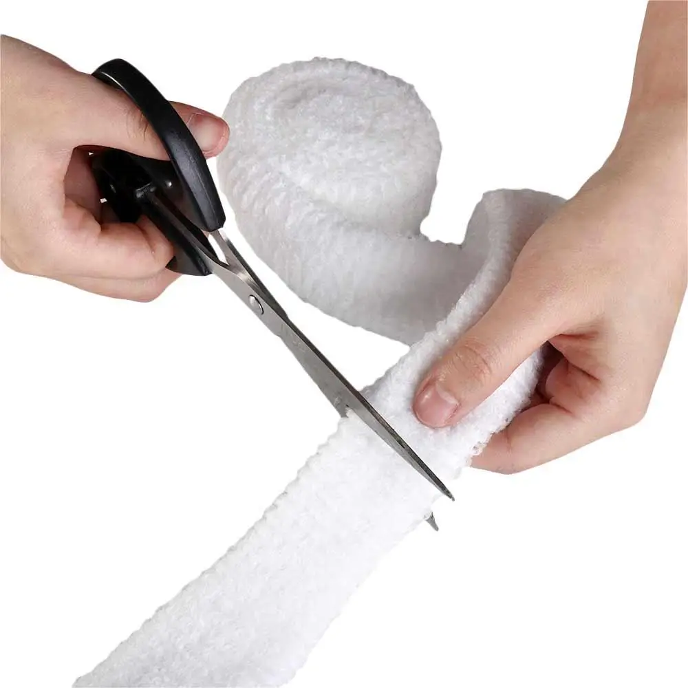 التجنيب شبكة مرنة أنبوبي ضمادة تنفس شبكة بوليستر ضمادة مرونة بيضاء تنفس ضمادة المعصم/الكوع/الركبة/الكاحل