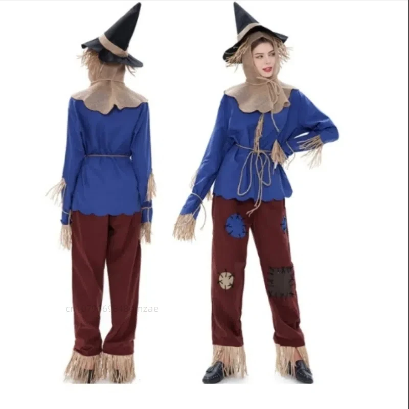 Halloween Cosplay Costume for The Wizard of Oz, Lion Scarecrow Cosplay Costume for Stage Plays and Holiday Gatherings