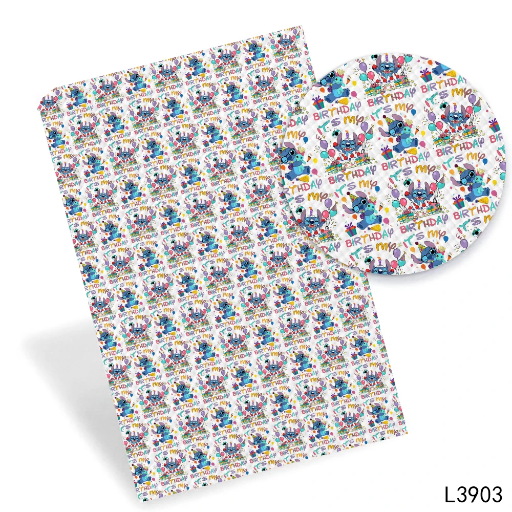 نسيج جلد صناعي من الميني غرزة كرتونية لأقواس الشعر ، مواد حرفية ذاتية الصنع ، الصيف ، 136 × 30 سم