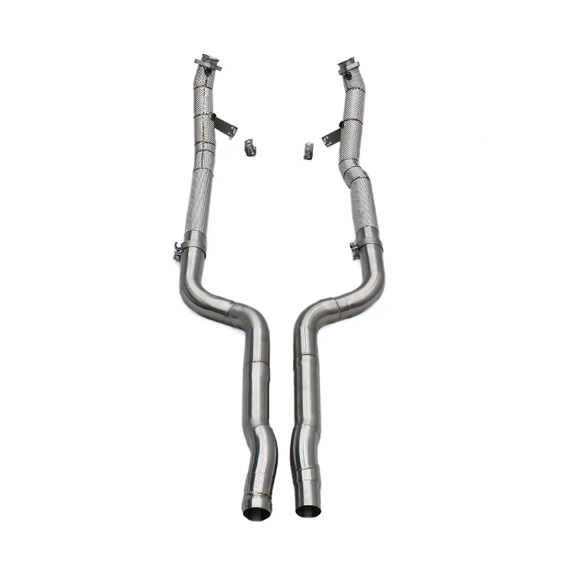 

OEM Stainless Steel Downpipe For Mercedes-Benz CLS550 4.7L 2012-2016 Heat Shield Free Flow Header Exhaust System
