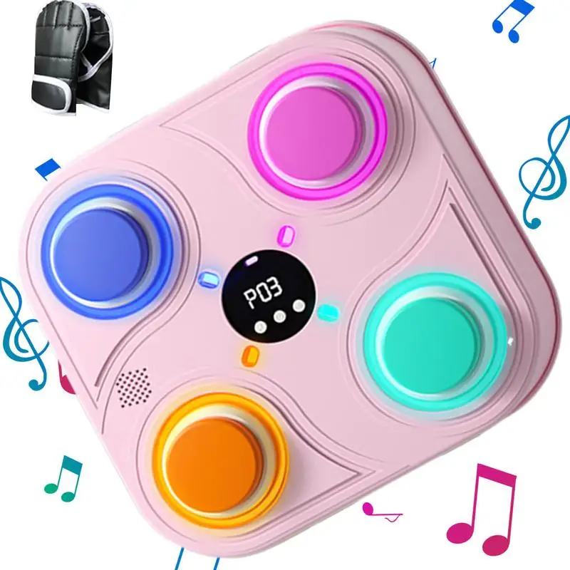 

Music Boxing Machine For Adults Musical Boxing Machine Wall Mounted Punching Machine Light Training Boxing Trainer Rechargeable